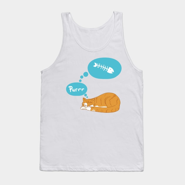 Cat Dreams Tank Top by SWON Design